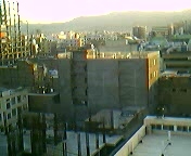 Clip of Mashhad cityscape from hotel Al Ghadir