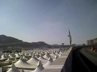 Video clip of the camps at Mina where pilgrims stay during Hajj